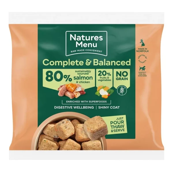 Natures Menu 80% sustainably sourced salmon & chicken - Image 3