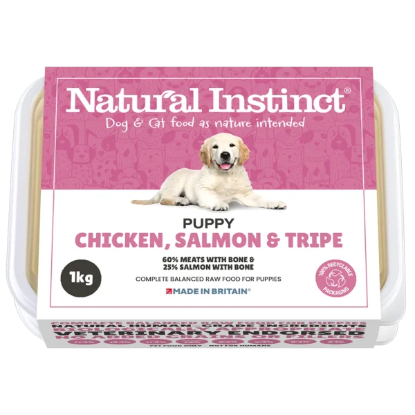 Natural Instinct Puppy Chicken, Salmon and Tripe