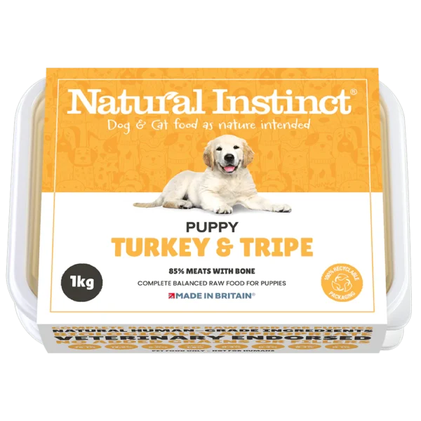 Natural Instinct Puppy Turkey and Tripe 1kg