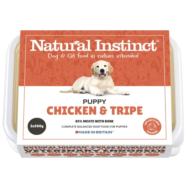 Natural Instinct Puppy Chicken and Tripe 1kg