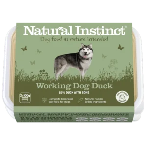 Natural Instinct Working Dog Duck 1kg