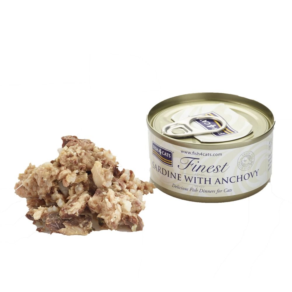 Fish4Cats Finest Sardine and Anchovy Tin - Image 2