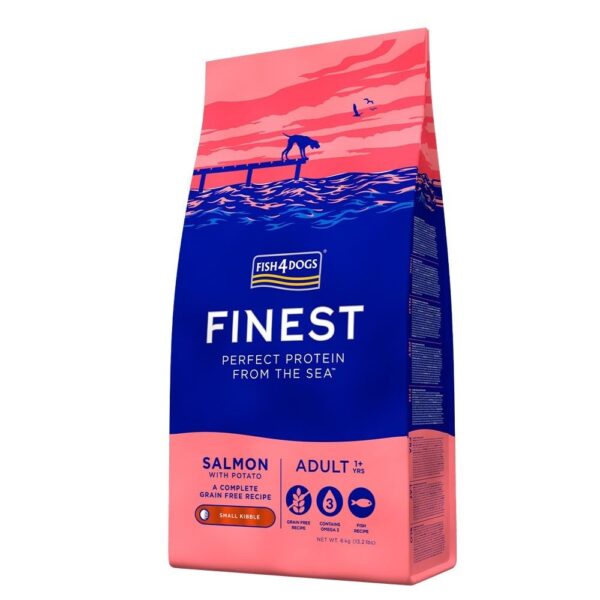 Fish4Dogs. Finest Adult Salmon with Potato Kibble - Image 2