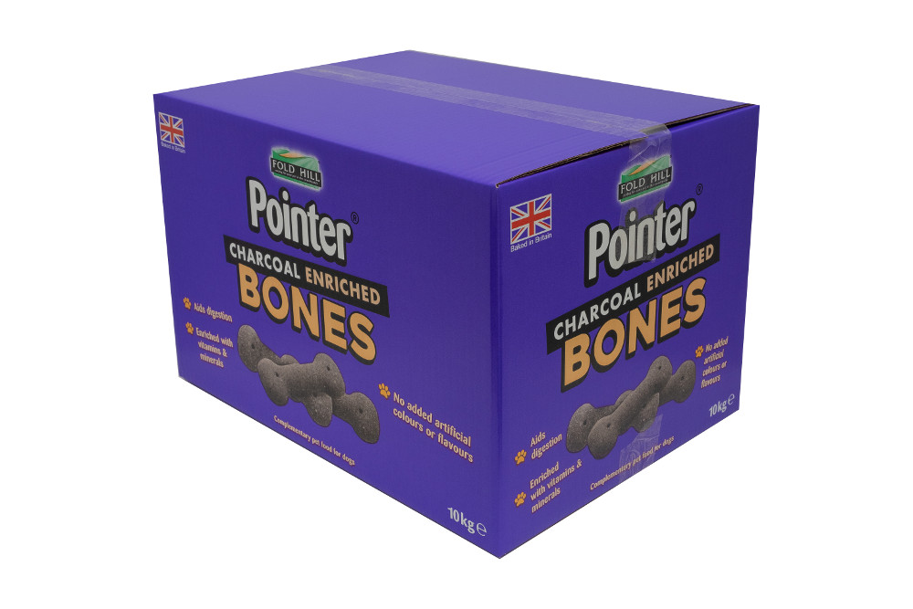 Pointer Charcoal Enriched Bones per tub Pet Barn