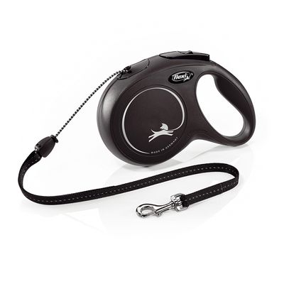 Flexi Lead New Classic 8M Cord Medium Black