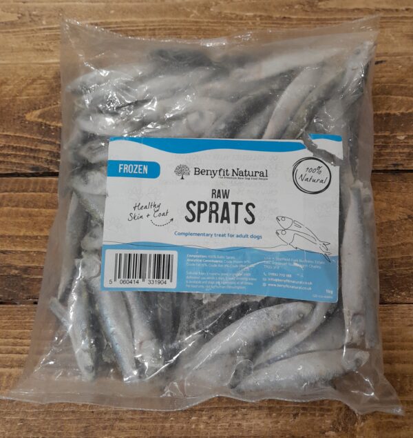 Benyfit Whole Frozen Sprats 1kg