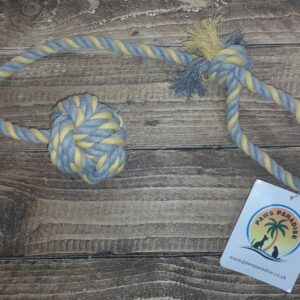 Paws Paradise 19" Rope Rugger with Ball