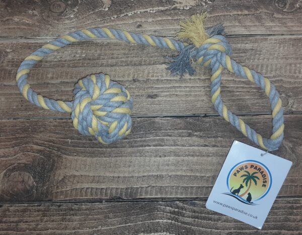 Paws Paradise 19" Rope Rugger with Ball