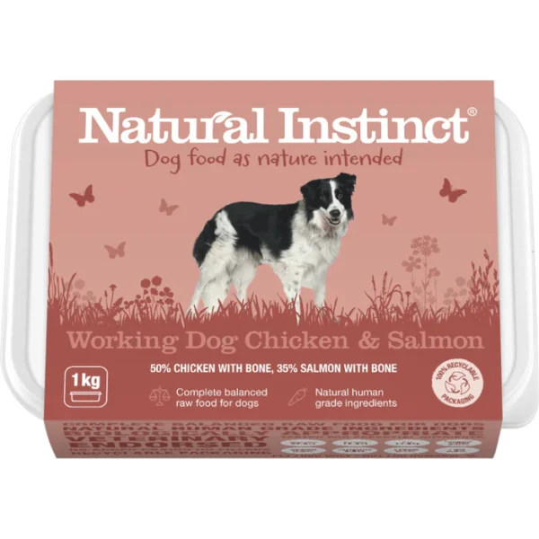 Natural Instinct Working Dog Chicken and Salmon 1kg