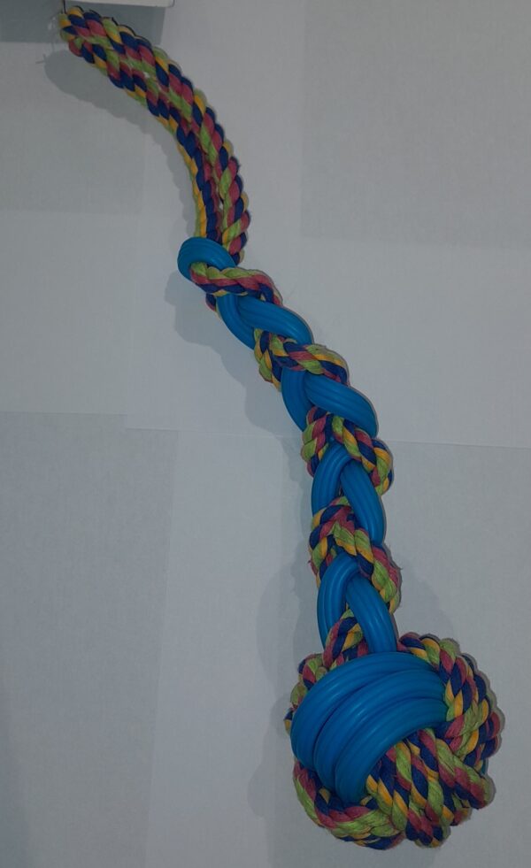 Hem and Boo TPR/Rope Interwoven Fist Toy - Image 4