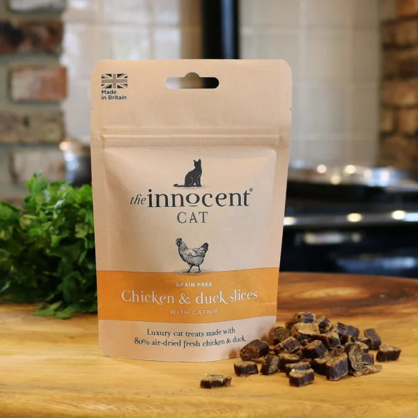 The Innocent Cat Chicken and Duck Slices 70g