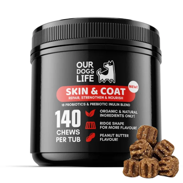 OurDogsLife  Dog Skin and Coat Supplement