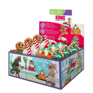 Kong Rattling Fun Cat Cafe catnip plush